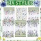 6-Piece Spring Floral Kitchen Towels – Flamingo, Sunflower & Wildflower Dish Towels (16"x24", Fresh Colors)